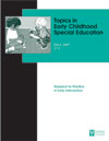 Topics in Early Childhood Special Education (TECSE) Image